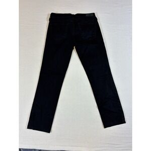 AG Adriano Goldschmied The Stilt Cigarette Leg Jeans Black Size 26 Made in USA